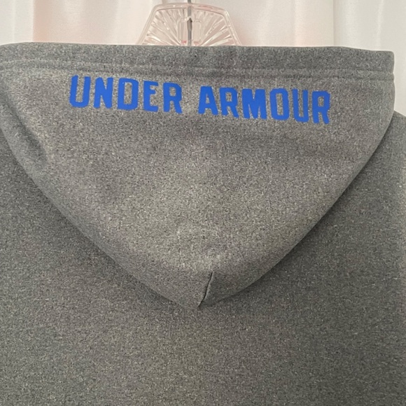 Under Armour Storm Relaxed Fit Gray Hoodie - Picture 7 of 9